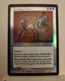 Parallax Wave - Foil - Nemesis - MP - Moderate Play - Image 1