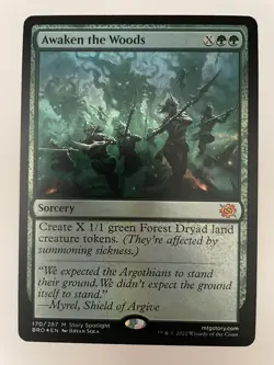 Awaken the Woods - Foil - Brother's War - MTG - NM/M - PubBrosBox001 - Image 1