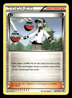 N 92/101 Uncommon Noble Victories Pokemon NM - Image 1