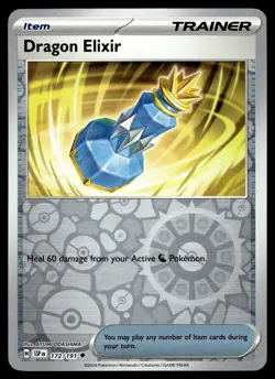 DRAGON ELIXIR 172/191 Uncommon Surging Sparks Pokemon Reverse Holo NM - Image 1