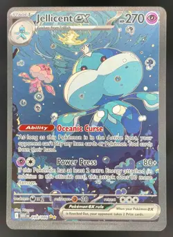 2025 Pokemon White Flare #168/086 Jellicent ex Special Illustration Rare - Image 1