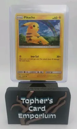 Pikachu - Cracked Ice Holo - Deck Exclusives - 2017 - Pokemon TCG - #28/73 - Image 1