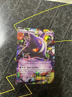 Gengar EX 34/119 XY Phantom Forces Ultra Rare Holo Pokemon Card - Image 1