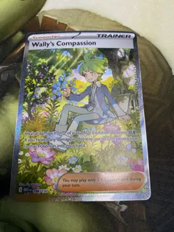 Wally's Compassion 186/132 Me01: Mega Evolution Holo Pokemon Card Nm - Image 1