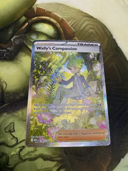 Wally's Compassion 186/132 Me01: Mega Evolution Holo Pokemon Card Nm - Image 2