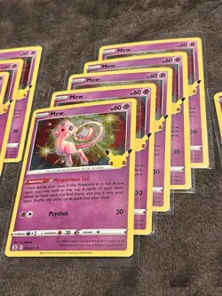 Pokemon Mew Celebrations Holo Rare Card 011/025 2021 TCG MM - Image 5