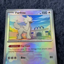 Furfrou - 088/131 - Masterball Holo - Prismatic Evolutions - Pokemon Card - NM/M - Image 3