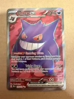 Gengar EX Temporal Forces Ultra Rare Card 193/162 - Image 1