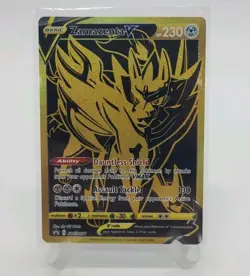 Pokemon Zamazenta V SWSH077 Pokemon Sword & Shield Promo Ultra Rare Holo Card - Image 1