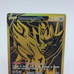 Pokemon Zamazenta V SWSH077 Pokemon Sword & Shield Promo Ultra Rare Holo Card - Image 3