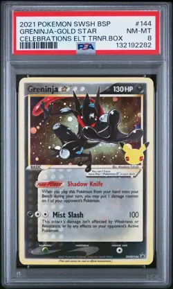Greninja Star SWSH144 SWSH: Sword & Shield Promo Cards Holo - PSA 8 - Image 1