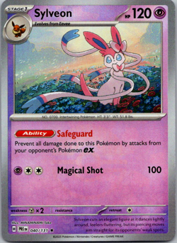 Sylveon (Poke Ball Pattern) 040/131 SV: Prismatic Evolutions Pokemon Card TCG - Image 1