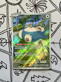 Pokemon: Snorlax SVP 051 Pokemon 151 ETB Black Star Promo Card NM - Image 1
