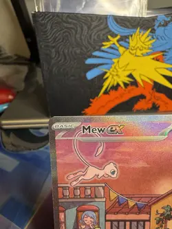 Pokemon TCG Mew EX 053 Black Star Promo Scarlet & Violet 151 Card - Image 2