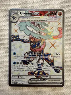 Greninja ex 198/167 Sv06: Twilight Masquerade Holo Pokemon TCG NM - Image 1