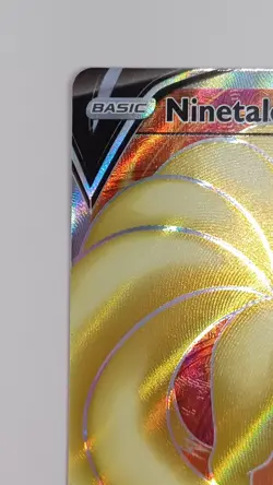 Ninetales V Full Art Rebel Clash Pokemon SWSH02 177/192 - Image 2