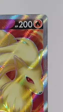 Ninetales V Full Art Rebel Clash Pokemon SWSH02 177/192 - Image 3