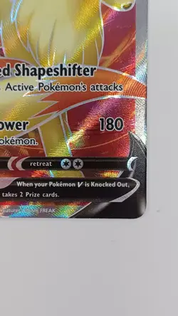 Ninetales V Full Art Rebel Clash Pokemon SWSH02 177/192 - Image 4