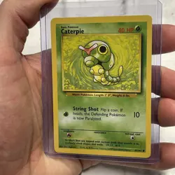 Pokemon Base Set WOTC Common - Caterpie 45/102 - Vintage Pokemon Vtg Card NM/MT - Image 2