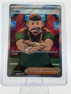 2024 Pokemon TCG JUDGE #228/091 Full Art Ultra Rare - SV: Paldean Fates - NP 💎 - Image 1