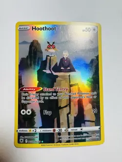 Pokemon TCG Hoothoot TG12/TG30 Astral Radiance Full Art Ultra Rare Holo Card - Image 1