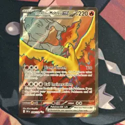 Pokemon TCG Team Rockets Moltres EX#208/182 Destined Rivals NM - Image 1