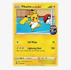Pikachu On The Ball Pokemon Futsal Promo 2020 Sealed UK Exclusive 001/005 - Image 1