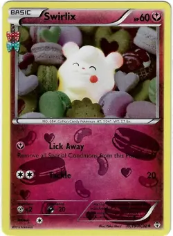 LP Pokemon TCG Radiant Collection Swirlix - Image 1