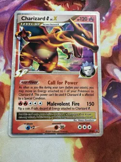 Charizard G LV.X DP45 Diamond and Pearl Holo Black Star Promo Pokemon - Image 1