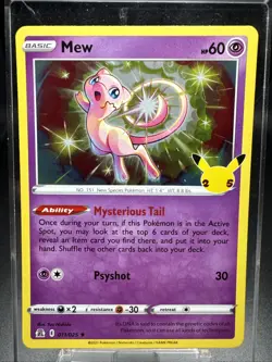 Pokemon Mew 011/025 Holo Rare Celebrations - Image 1