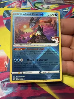 2023 POKEMON PLAY! POKEMON PRIZE PACK: SERIES 3 #046 RADIANT GRENINJA NM - Image 2