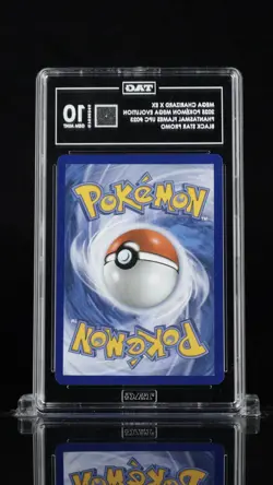 2025 POKEMON BLACK STAR PROMO MEGA CHARIZARD UPC #023 MEGA CHARIZARD X EX TAG 10 - Image 2