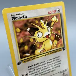 Meowth 62/82 - Team Rocket - 1st Edition - Pokemon TCG - Image 1