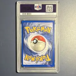 Pokemon 1999 Base Set Machamp 1st Edition Holo Rare PSA 8 8/102 - Image 2