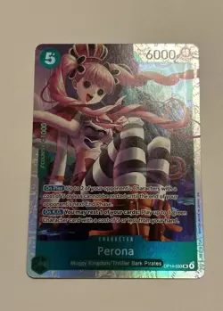 Perona - OP14-033 -One Piece TCG English - The Azure Sea's Seven SR Foil - Image 3
