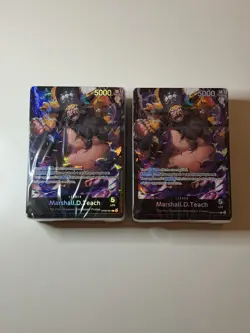 Starter Deck 27: BLACK Marshall.D.Teach ST27 One Piece TCG OP11 TWO Sealed Decks - Image 1