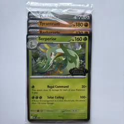 Perfect Order Prerelease Staff Promo 4 cards sealed Serperior Tyrantrum Doublade - Image 1
