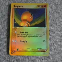 Trapinch Reverse HOLO 82/100 EX Sandstorm E Series Near MINT Pokemon Card Reader - Image 1