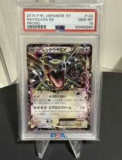 Rayquaza EX PSA 10 Promo 122/XY-P Card Pokemon Japanese - Image 1