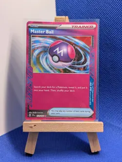 Pokemon TCG Master Ball Ace Spec Rare Temporal Forces Holo Card 153/162 Mint - Image 1