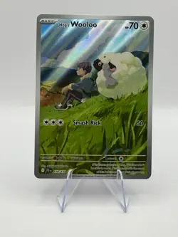 Hop’s Wooloo 170/159 Journey Together Pokemon Card – Illustration Rare Holo NM/M - Image 1