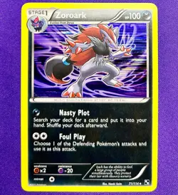 Zoroark | 71/114 | Black & White | 2011 Vintage Pokemon Card | Holo | LP/NM - Image 1