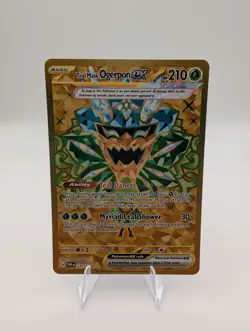 Pokemon TCG Teal Mask Ogerpon EX Holo Card 221/167 Sv06 Twilight Masquerade - Image 1