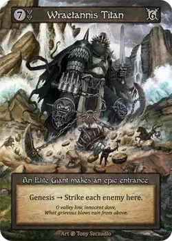 Wraetannis Titan - Sorcery Contested Realm - Beta Edition - Image 1