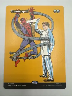 MTG Spider-Man Counterspell #0009 Borderless Nonfoil - Image 1