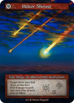 Meteor Shower - Sorcery Contested Realm - Beta Edition - Image 1