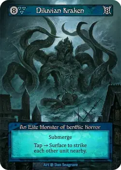 Diluvian Kraken - Sorcery Contested Realm - Beta Edition - Image 1