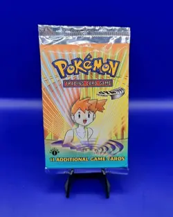 Gym Heroes 1st Edition Booster Pack 20.75g Factory Sealed Misty Pokemon WOTC New - Image 1