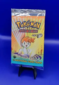 Gym Heroes 1st Edition Booster Pack 20.75g Factory Sealed Misty Pokemon WOTC New - Image 3
