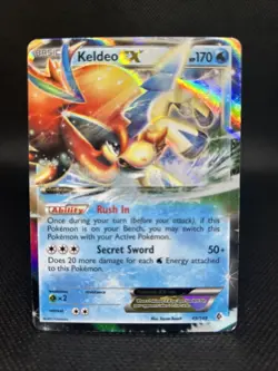 Keldeo EX 49/149 Boundaries Crossed Holo Pokemon TCG MP - Image 1